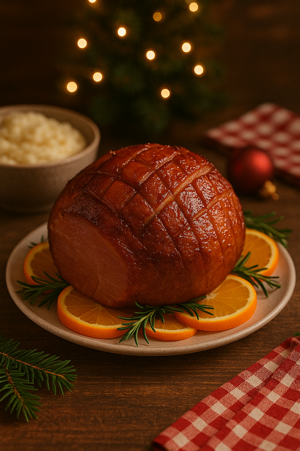 Brown Sugar Glazed Ham